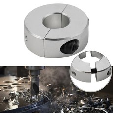 고정 분할 30MM 이중 샤프트 알루미늄 조정 내경 클램프 나사 합금 유형 칼라, 16mm, 1개