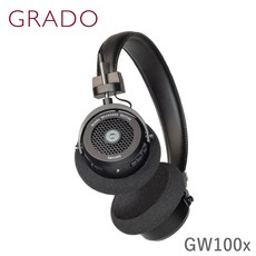 GRADO GW100x 無線藍牙開放式耳罩耳機，舒適配戴，清晰音質，展現個人品味, 黑色