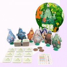 행복한바오밥 에코몬 메모리게임, 혼합색상, 1개