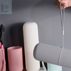 행마트 여행용 칫솔케이스 휴대용위생도구, 핑크