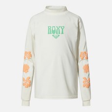 보드라이더스 록시 주니어용 OCEAN FLOWER 긴팔 래쉬가드 (TG21BR525COC)_CA