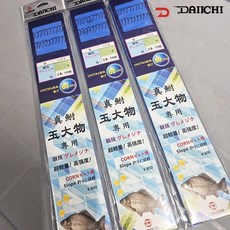 다이치 옥대물 전용채비 중층 옥내림 묶음바늘채비 쌍바늘 10개입 붕어낚시, 1개