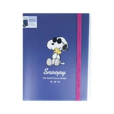 Sun-star 日本限定 Snoopy A4 文件夾, 1個, 史努比 & WoodstockA4文件夾