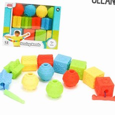 베이비 소프트실꿰기12P 실꿰기교구