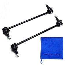 Wellviecrassy 세레나 C25 C26 스태빌라이저 링크 54618-EN000 스태빌링크 교환 프론트 좌우 공통 차량검사 2개 세트(블랙)