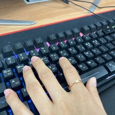 키보드 한글 자판 스티커, 2개