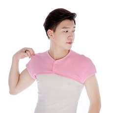 어깨 넥 목 산모 남녀는 여름 수면 방한 보호 보온 조끼 워머 잠자는 중년, E. 핑크 플러스 벨벳