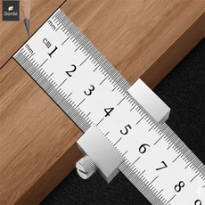 정밀마킹 스텐 양면 스틸자 100cm 목공수공구 정밀마킹게이지 목공정밀마킹게이지 목공용자, 1