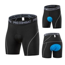 쿠션속 자전거 프로핏 팬츠 쿠션 자전거속바지 L 블랙