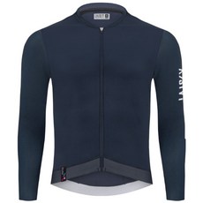 BAISKY百士奇 自行車男款薄款長車衣 潔淨Ⅱ 深藍色 長袖透氣自行車衣