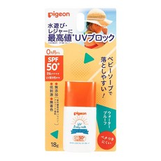 피죤 Pigeon UV 베이비 밀크 워터 프루프 SPF50+ 18g