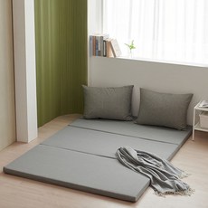 크리벨 허리편한 3단 접이식 토퍼 매트리스