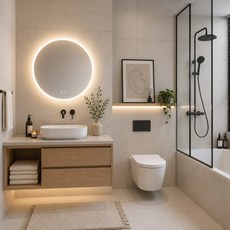 LED 智能圓鏡 觸控調光 可調色溫除霧 70CM 浴室掛鏡 HR24682