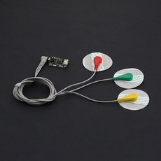 Gravity: Analog Heart Rate Monitor Sensor (ECG) 模擬心律監測感測器, 1個, 含稅 (打統編請備註)