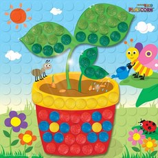 물붙이 키트 놀이콘 테마 미술활동 조립 만들기 새싹 옥수수, 1개, 기본