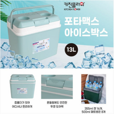 키친플라워 포타맥스 아이스박스 13L, 민트