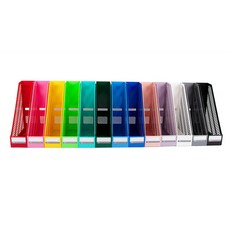 국산 개폐형 파일꽂이 화일박스 파일 서류꽂이, 회색