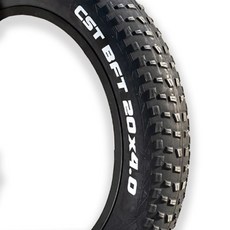 CST 펑크방지 20인치 와이어 자전거 타이어 20X4.0 BFT(C1752) 팻바이크 자토바이 전기자전거, 1개