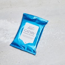 갸스비 데오도란트 샤워 티슈 파우더 쿨시트러스 휴대용10매