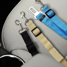 반려견안전차량용벨트후크 길이조절반려동물용안전벨트고리 랜덤색상 360도회전