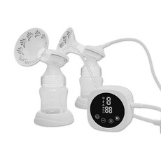 智能舒適吸奶器 按摩吸乳 3種模式 9檔調節, 1個, 雙邊電動擠乳器 ,F