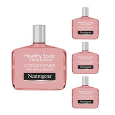 뉴트로지나 헬씨 스캘프 클래리파이 & 샤인 컨디셔너 핑크 자몽, 4개, 354ml