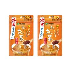 이토엔 오이오차 사라사라 파우더 티 호우지차 80g(일본직구), 2개