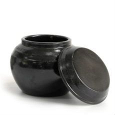 1L 미니 항아리 전통 다용도 도자기 장독 항아리 고추장 발효 된장, 3호-옹기