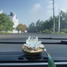 차량용 야광 번호판 새차선물 종세트 불교용품, 로터스 그린, 1개