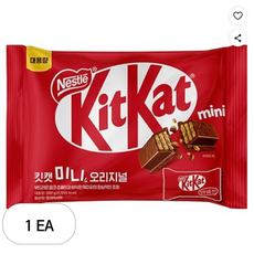 KitKat 미니 오리지널 초코바 33p, 297g, 1개