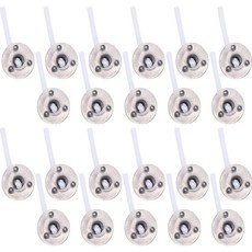 Wicks Wick Diy 만들기 면화 교체 공급 Tealight 수제 코어 램프 부품 용품 홈 메이커 버너 오일 티 라이트 제작, 보여진 바와 같이, 1개