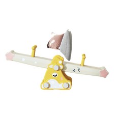 兒童蹺蹺板 幼兒園寶寶玩具, 月亮蹺蹺板 黃色, 1套