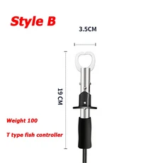 물고기 그립 포수 낚시 플라이어 클립 립 홀더 제어 도구 니퍼 핀서 클램프 Pesca 잉어 루어베이스 태클, 02 KYQ-Style B, 1개
