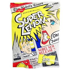 노벨 슈퍼 레몬 캔디 88g 일본 사탕 강한 신맛 아이셔, 1개