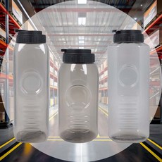 냉장고 물병 운동수분보충 냉장고식수병 카페시설 원터치병 나들이소품 대용량보틀, 원형 1L