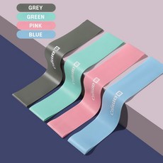 필라테스 스트레칭 요가 스쿼트 라텍스 밴드 4종 세트, 1개