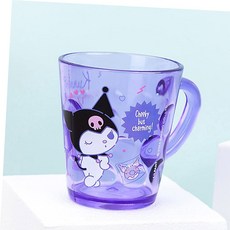 산리오 캐릭터욕실용품 쿠로미 투명 도트 양치컵, 본상품