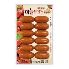 [다만세푸드] 한성 마늘 비엔나 소세지92g x 20개 / 미니 비엔나, 92g