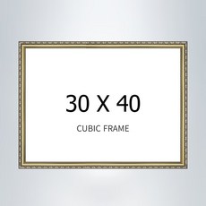 꿈꾸는세상 보석십자수 30x40cm 패브릭 액자, 댄디골드, 1개, 플라스틱