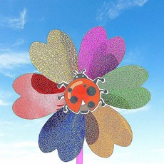 바람개비 풍경 플라이 색상 10p세트 AA02 휴대용 어린이