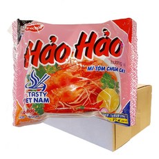 베트남 하오하오 라면 새우맛 HAO HAO MI TOM CHUA CAY, 20개