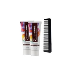 [Beauty Pure] 染髮安全手塗日用染髮劑 60g 2 件套 含梳子, 棕色, 2個