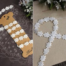 G2507170014 케미컬레이스 데이지별 택1, 1개, 케미컬레이스 데이지별 네츄럴베이지