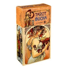 정품 무하 타로카드 무화타로 Mucha tarot 주머니 제공, 1개