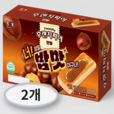 해태제과 후렌치파이 단밤, 192g, 2개
