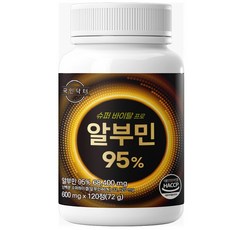 알부민 고함량 대용량 100% 식약처 haccp 인증, 1개, 120정