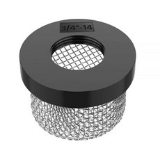 스테인리스 스틸 메시 체 Strainer ¾인치 14 에어레이터 스크린 라이브웰 펌프와 호환 가능 내식성 MA023 나사 체결형 산업용 배관 인라인 Strainers 1, 1개 (1팩)