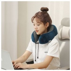 릴렉션 메모리폼 목베개 3종세트(블루)