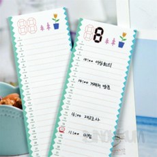 디노꿈 월간 일정관리 메모지 체크리스트메모지 미니메모패드 데일리리포트