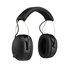SNR 30dB 청력 보호 헤드폰 Bluetooth 충전식 소음 감소 귀마개 무선 청력 보호기, Black, 1개